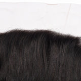 8A Brazilian Virgin Human Hair Straight 13x4 Ear To Ear Lace Frontal Closure with Baby Hair