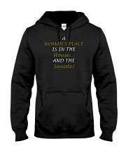 A Woman's Place is in the House and the Senate - Gildan Hoodie