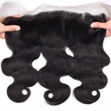 8A Brazilian Virgin Human Hair - 3 Bundles with a 13x4 Lace Frontal - Body Wave