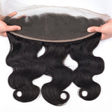 8A Brazilian Virgin Human Hair Body Wave 13x4 Ear To Ear Lace Frontal Closure with Baby Hair