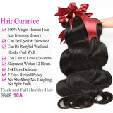 10A Remy Brazilian Virgin Human Hair - Body Wave