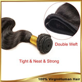 8A Malaysian Virgin Human Hair - Body Wave